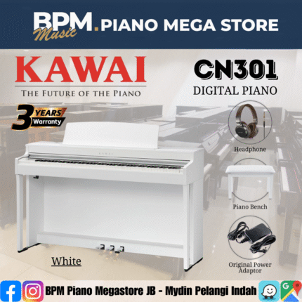 KAWAI CN301 88-Key Digital Piano Home Electric Piano - White