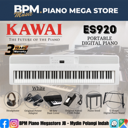 KAWAI ES920 88-Key Portable Digital Piano Home Portable Electric Piano - White