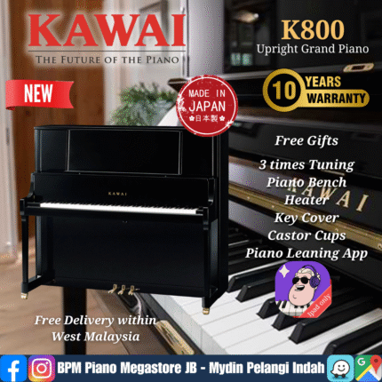 Kawai K800 Upright Piano (Made In Japan)